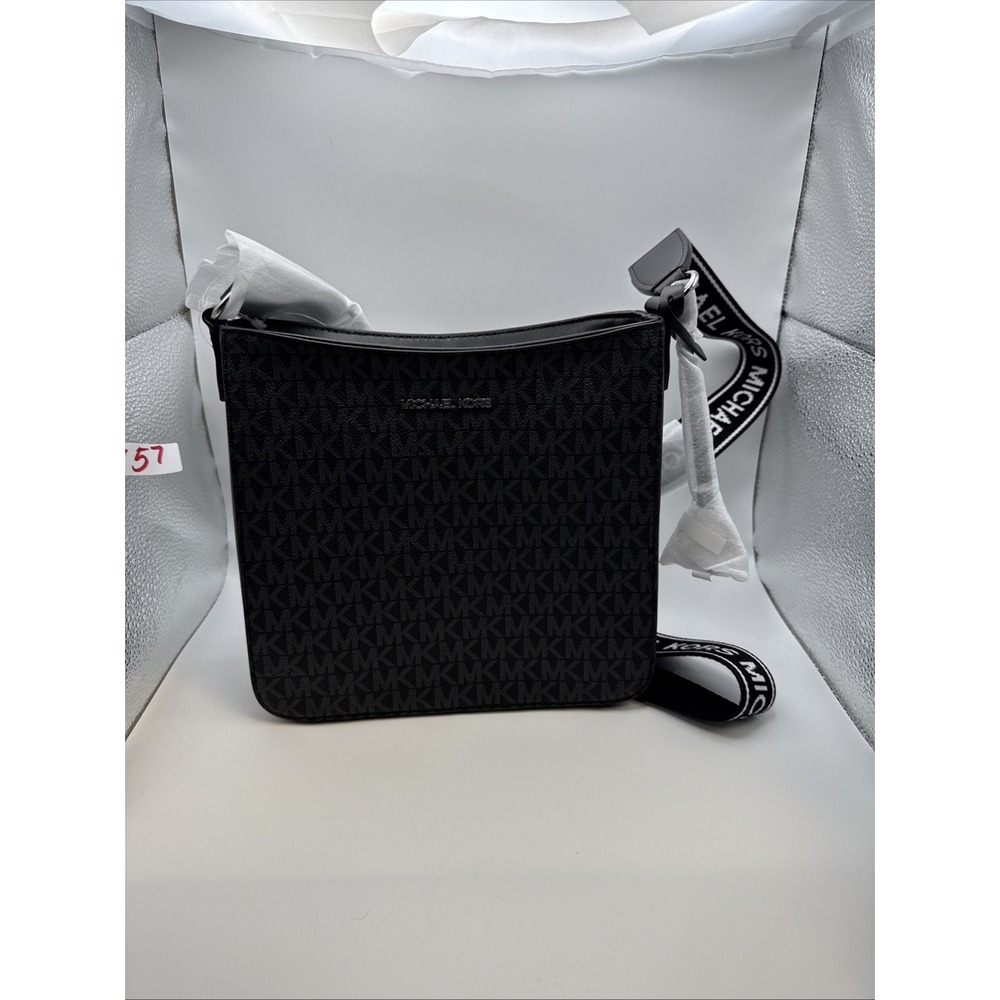 Michael Kors Jet Set Travel Small Crossbody Handbag Messenger Bag Black #757